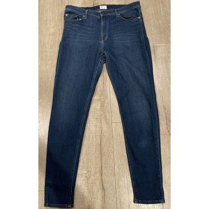 Hudson Jeans Womens Sz 31 Denim Blue Pants Super Skinny  Jeans Dark Wash